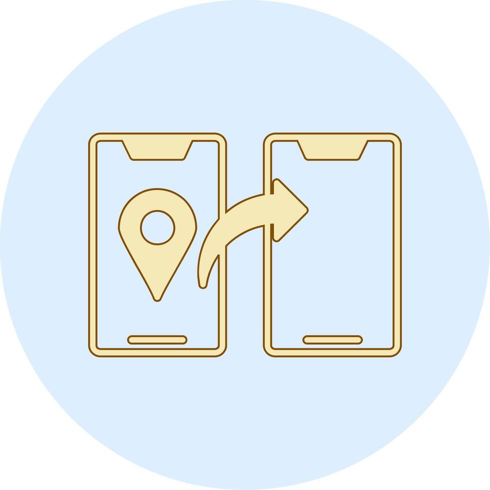 Share Location Vector Icon