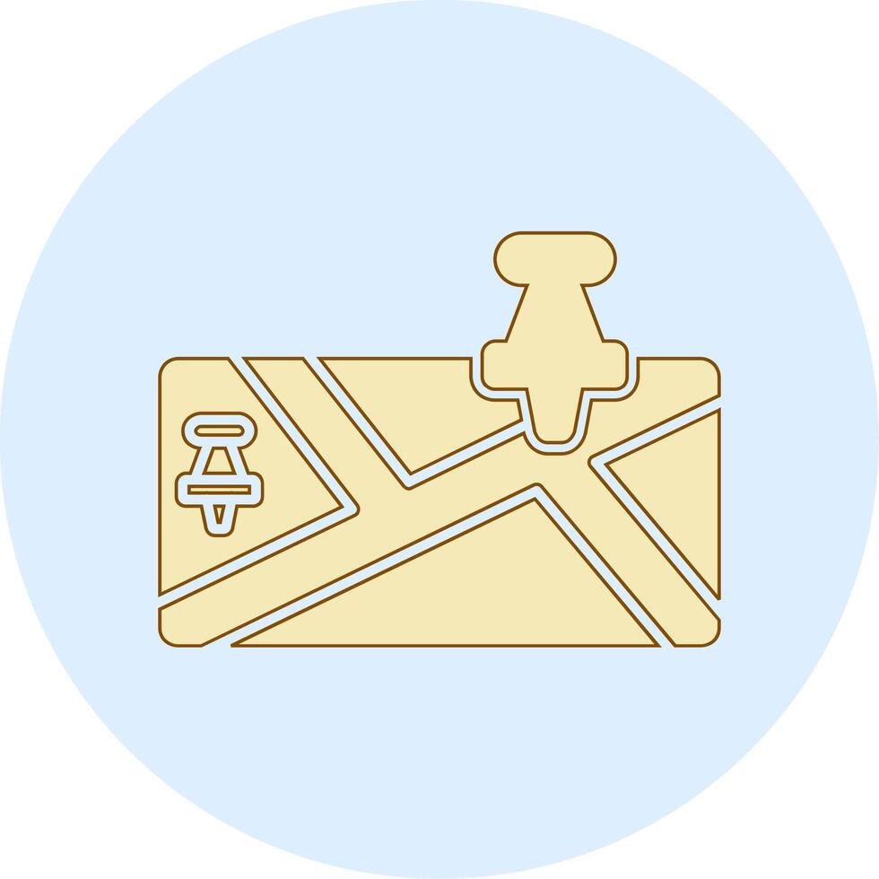 Push Pin Vector Icon