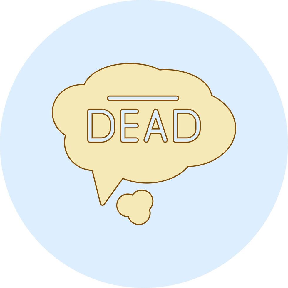 Dead Vector Icon