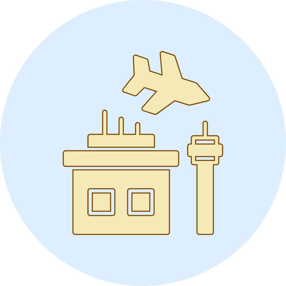 icono de vector de aeropuerto