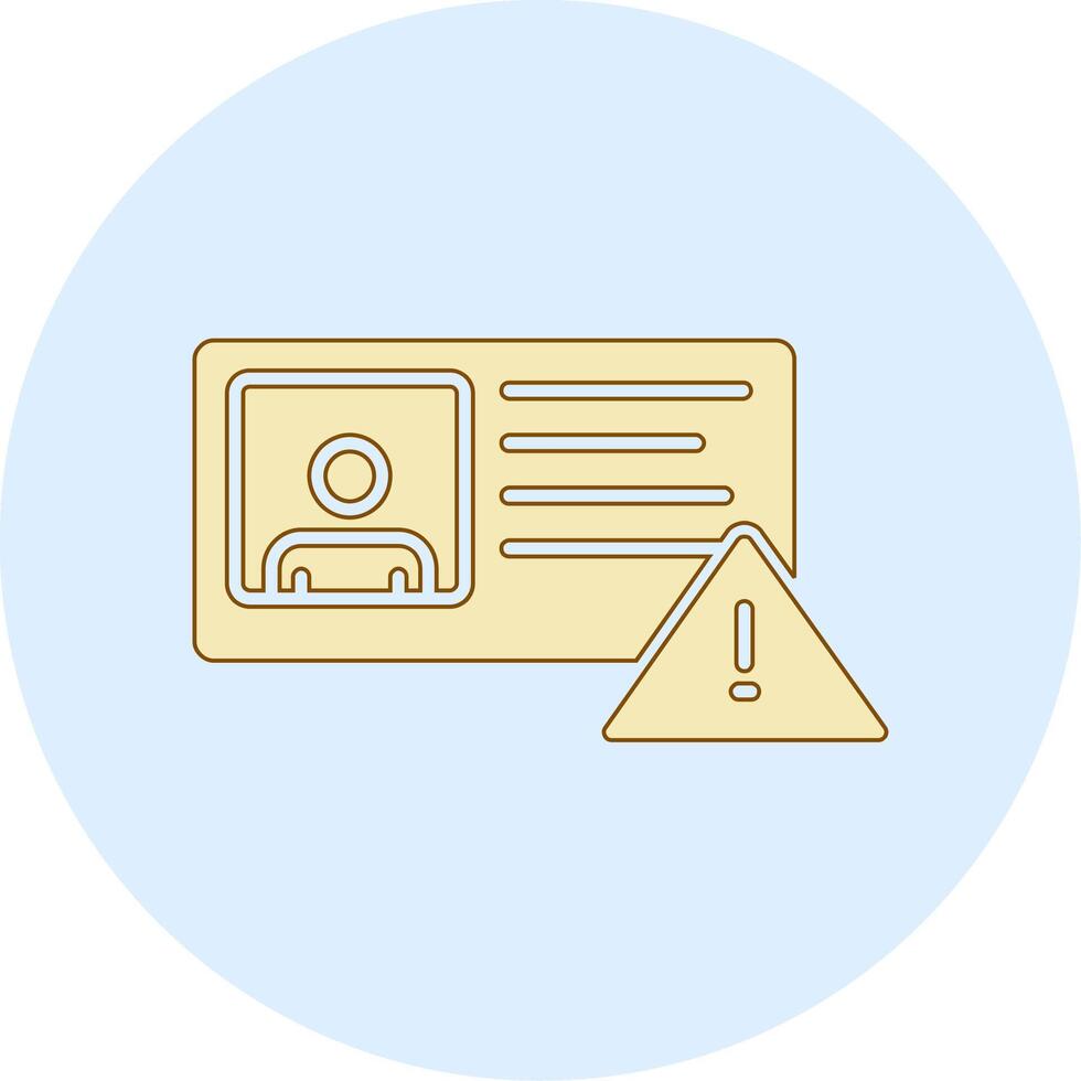 Id Card Vector Icon