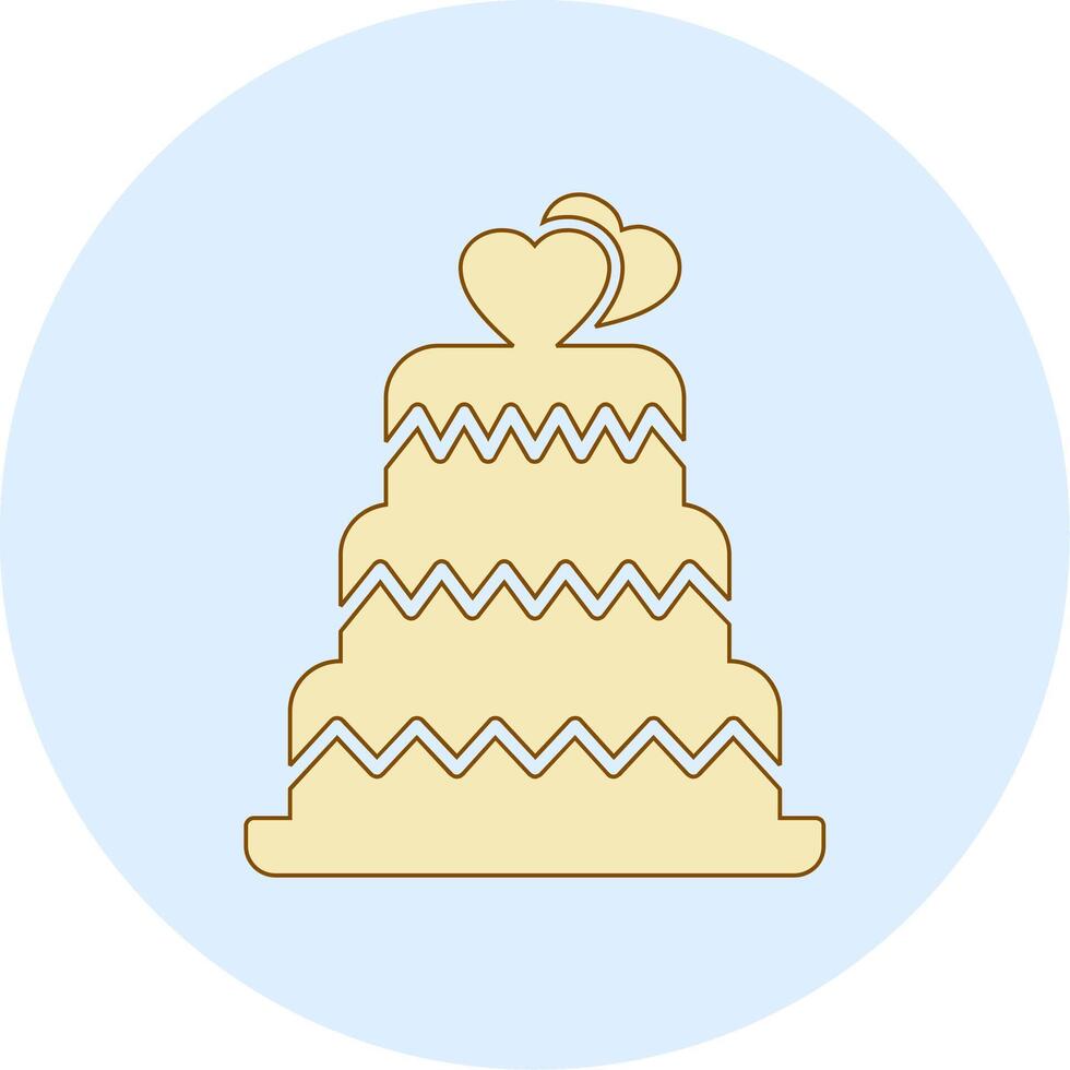 Wedding Cake Vector Icon