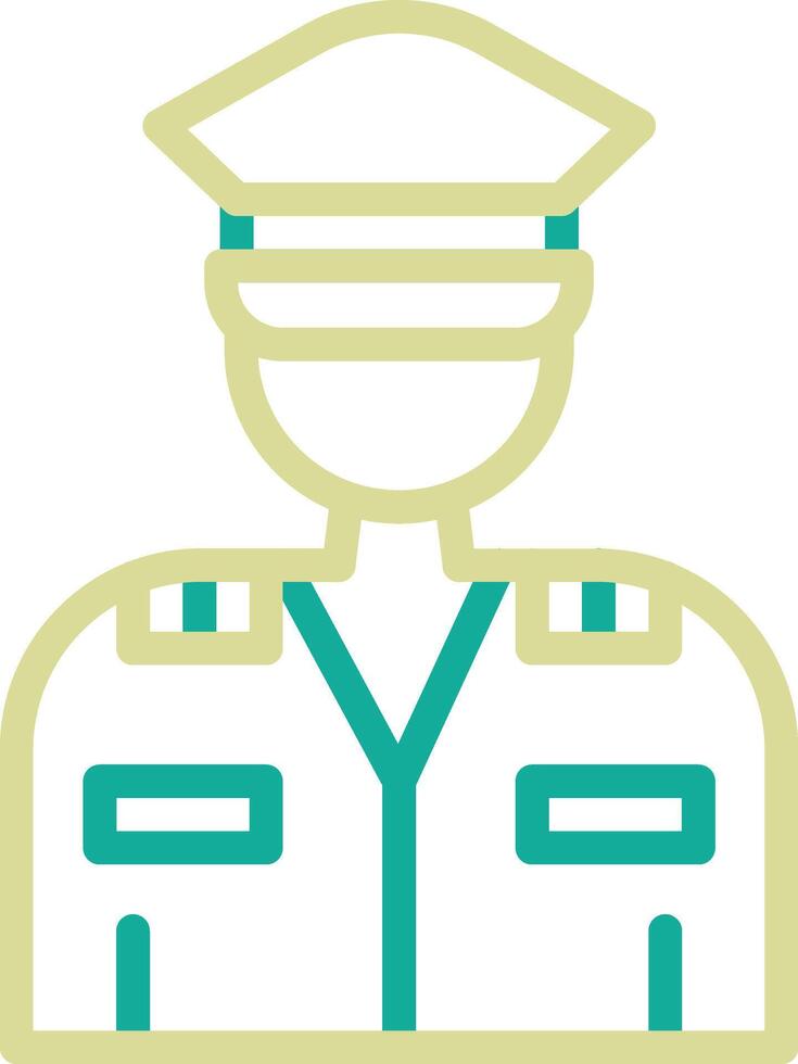 Army Captain Vector Icon