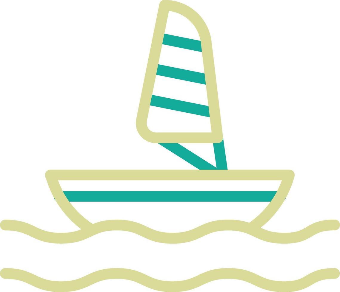 Windsurf Vector Icon