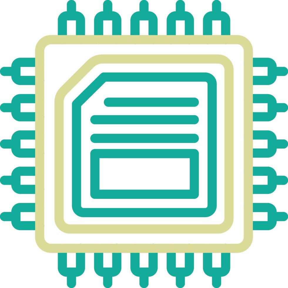 CPU Processor Vector Icon