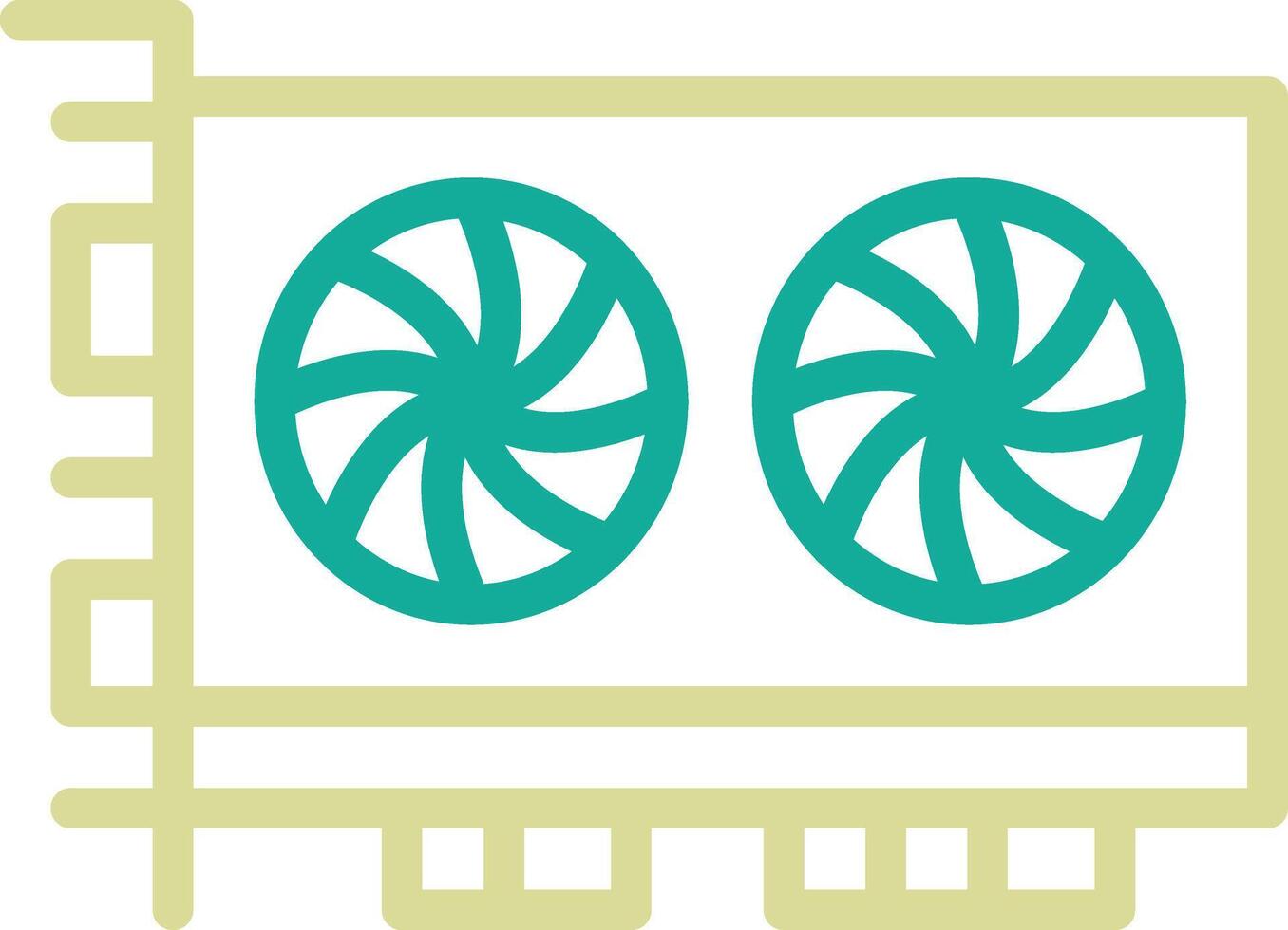 Graphics Card Vector Icon