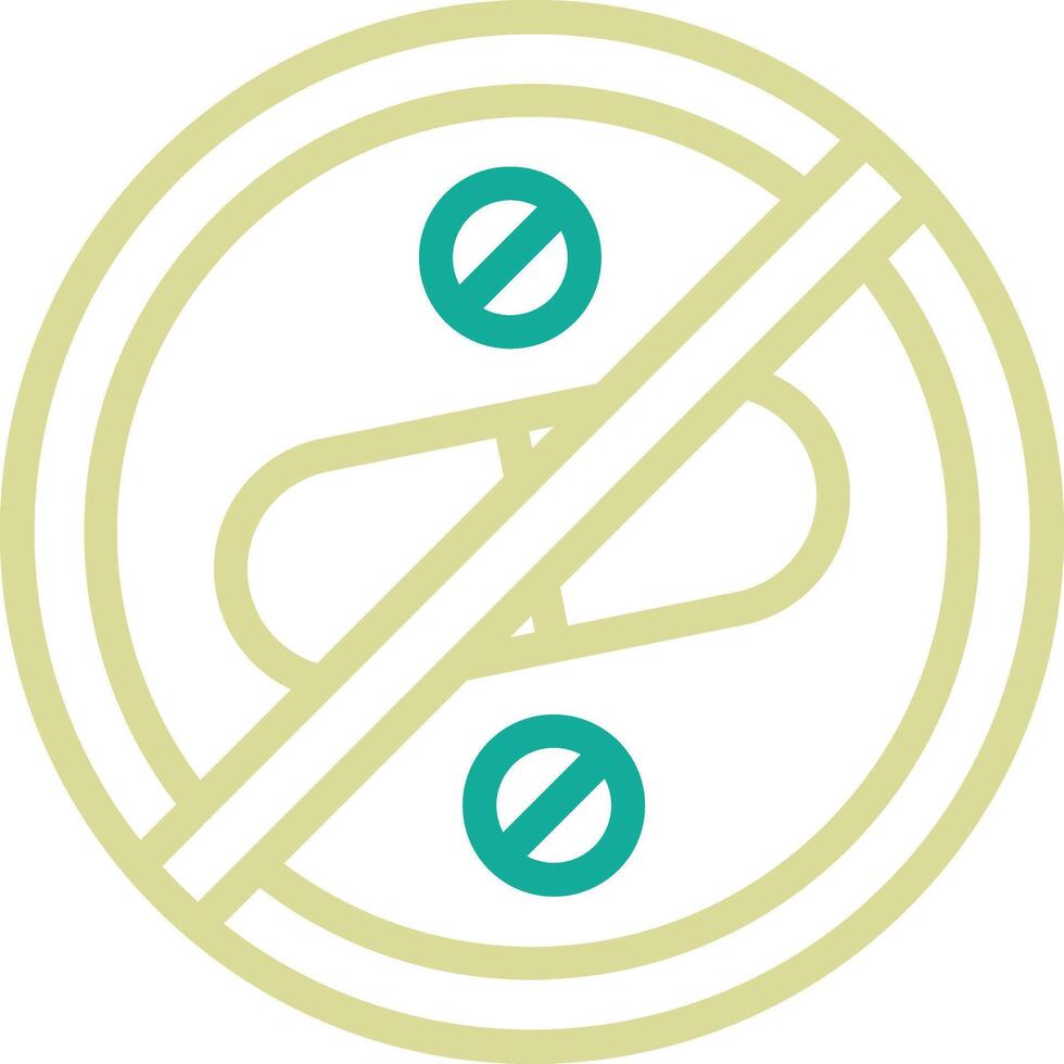 No Drugs Vector Icon