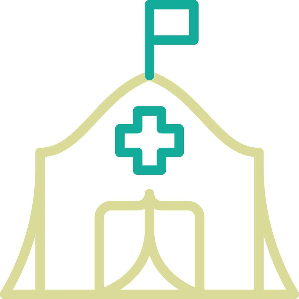 Refugee Camp Vector Icon