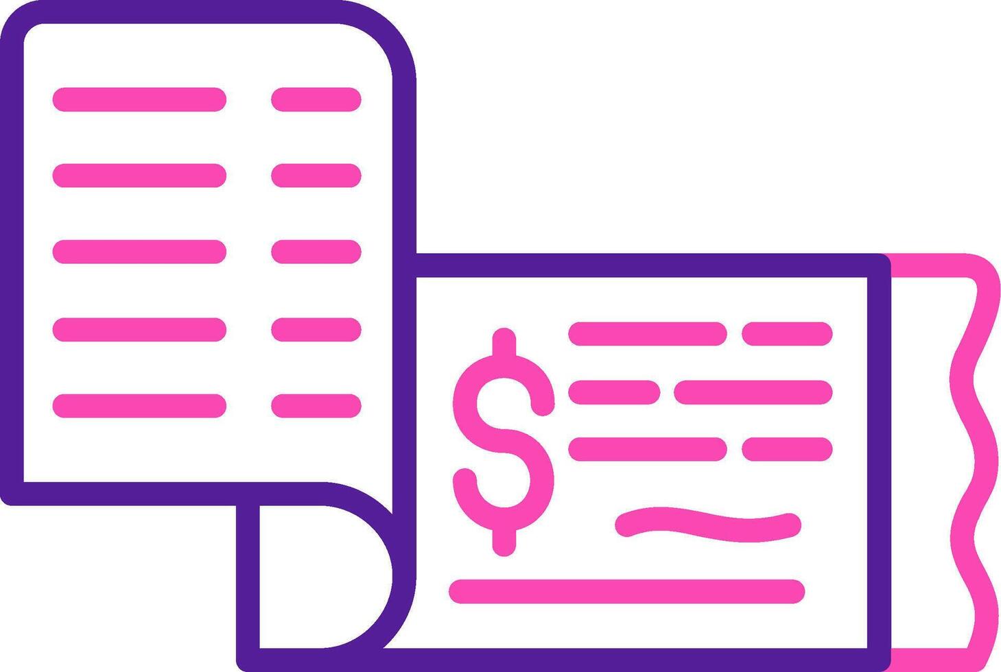 Cheque Vector Icon