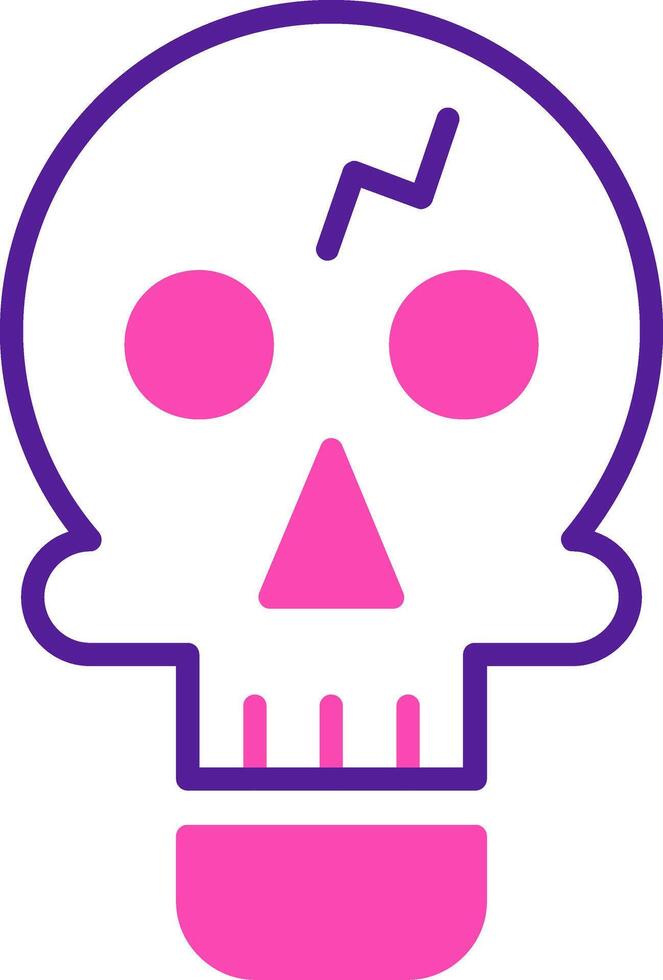 Skull Island Vector Icon