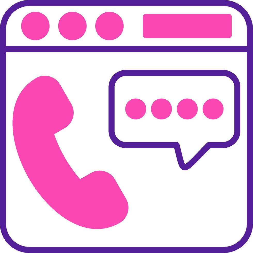 Phone Chat Vector Icon