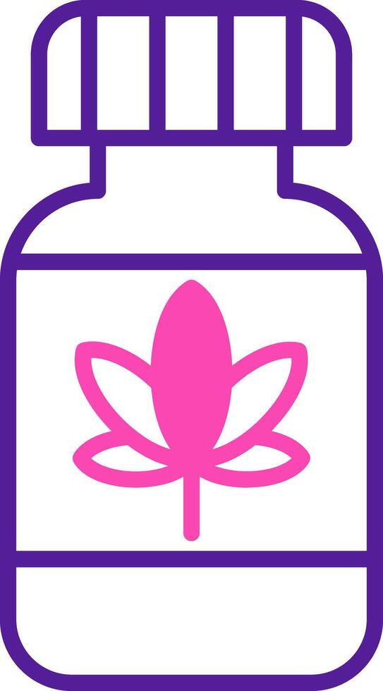 Cannabis oil Vector Icon