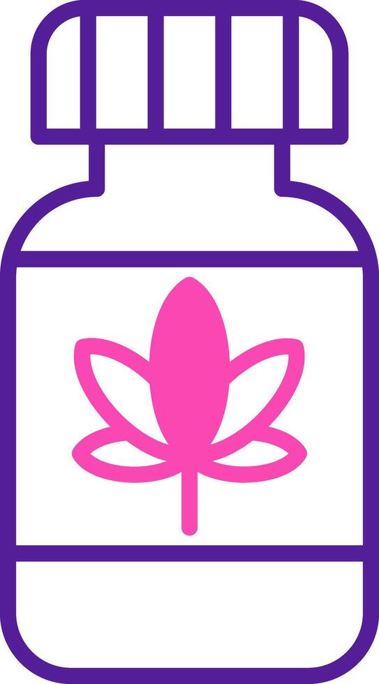 Cannabis oil Vector Icon