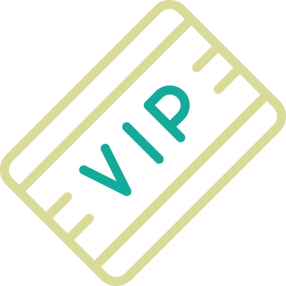 VIP Pass Vector Icon