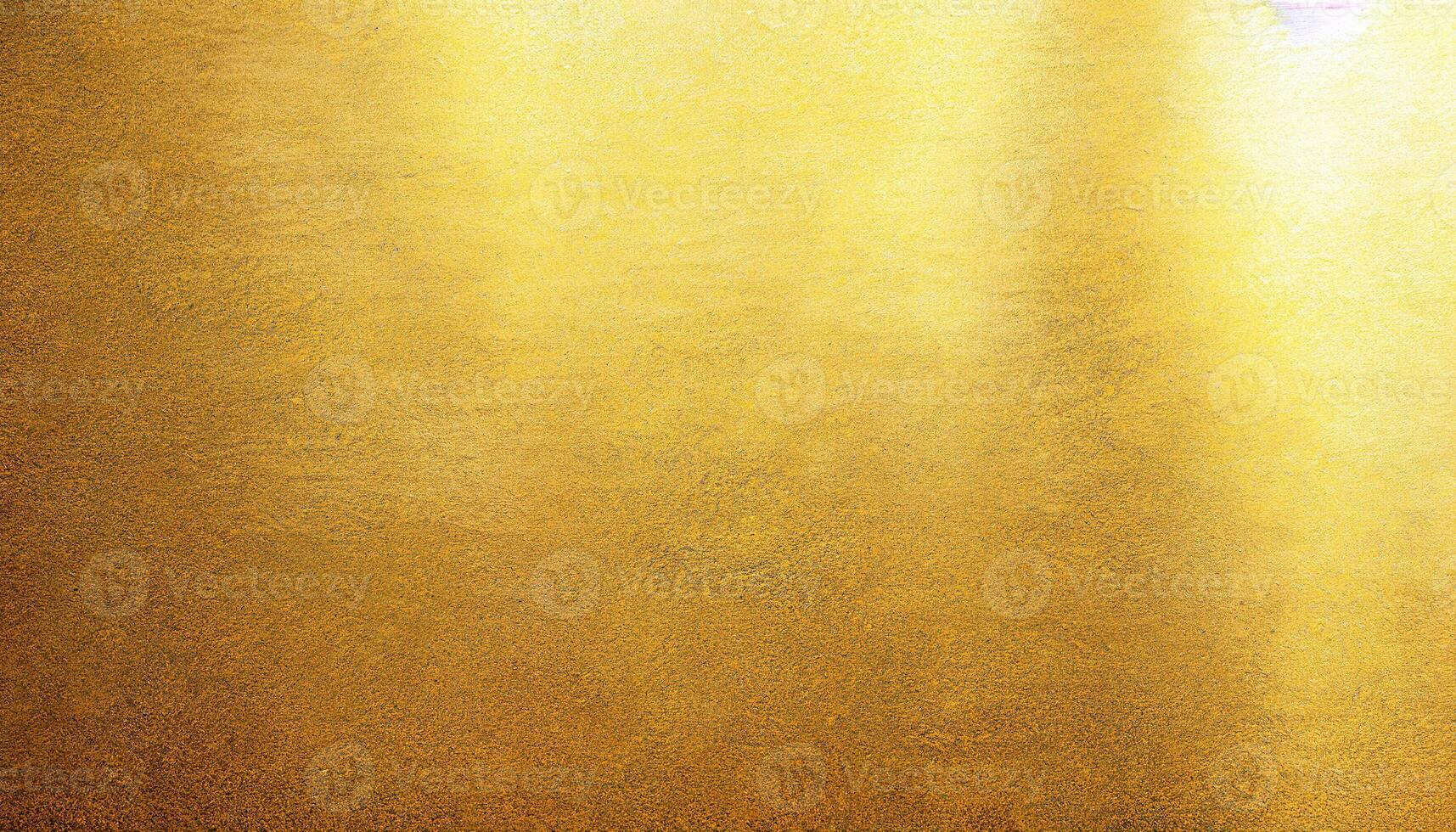 AI generated Gold background, rough gold textured background with a gradient, gold polished metal, steel texture photo