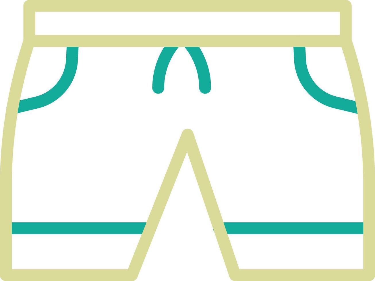 Men Swimsuit Vector Icon