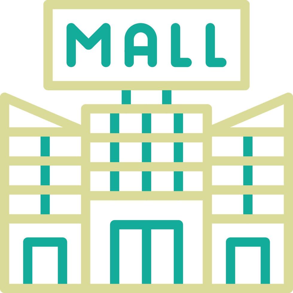 Shopping Mall Vector Icon