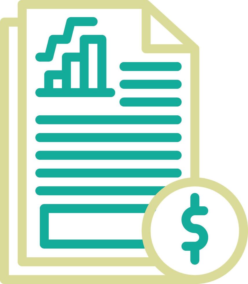 Financial Statements Vector Icon