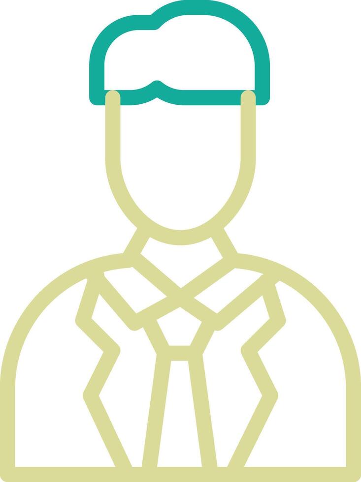 Male Financial Advisor Vector Icon