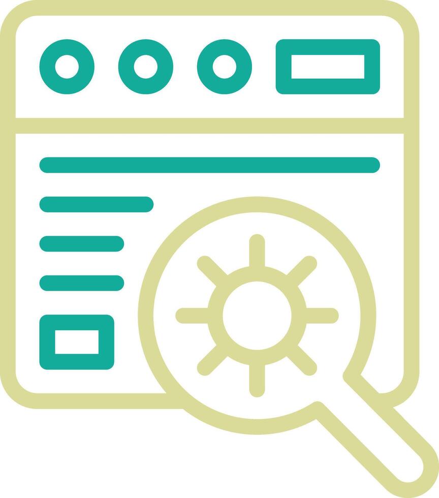 Website Bug Vector Icon