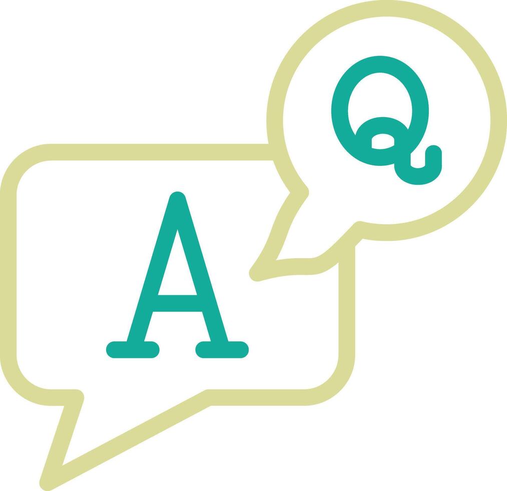 Question and Answer Vector Icon