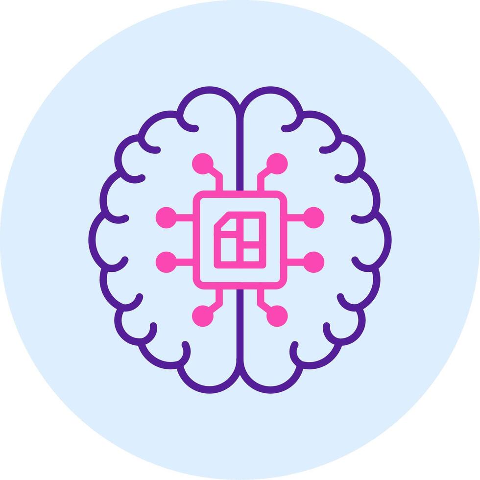 Artificial Intelligence Vector Icon