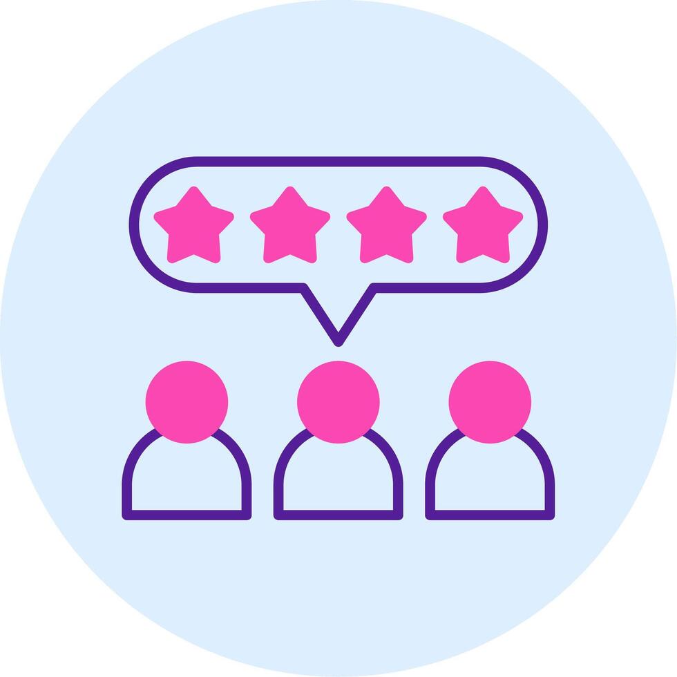 Group Feedback Vector Icon