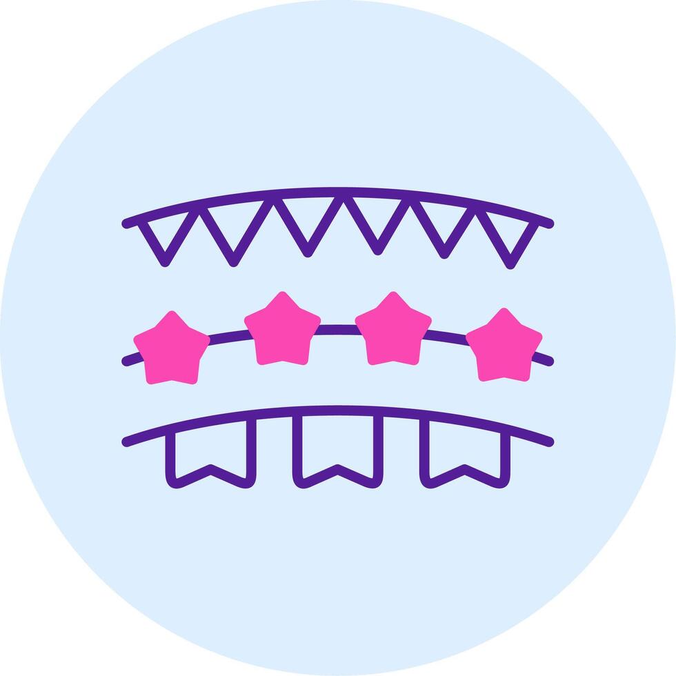 Bunting Vector Icon