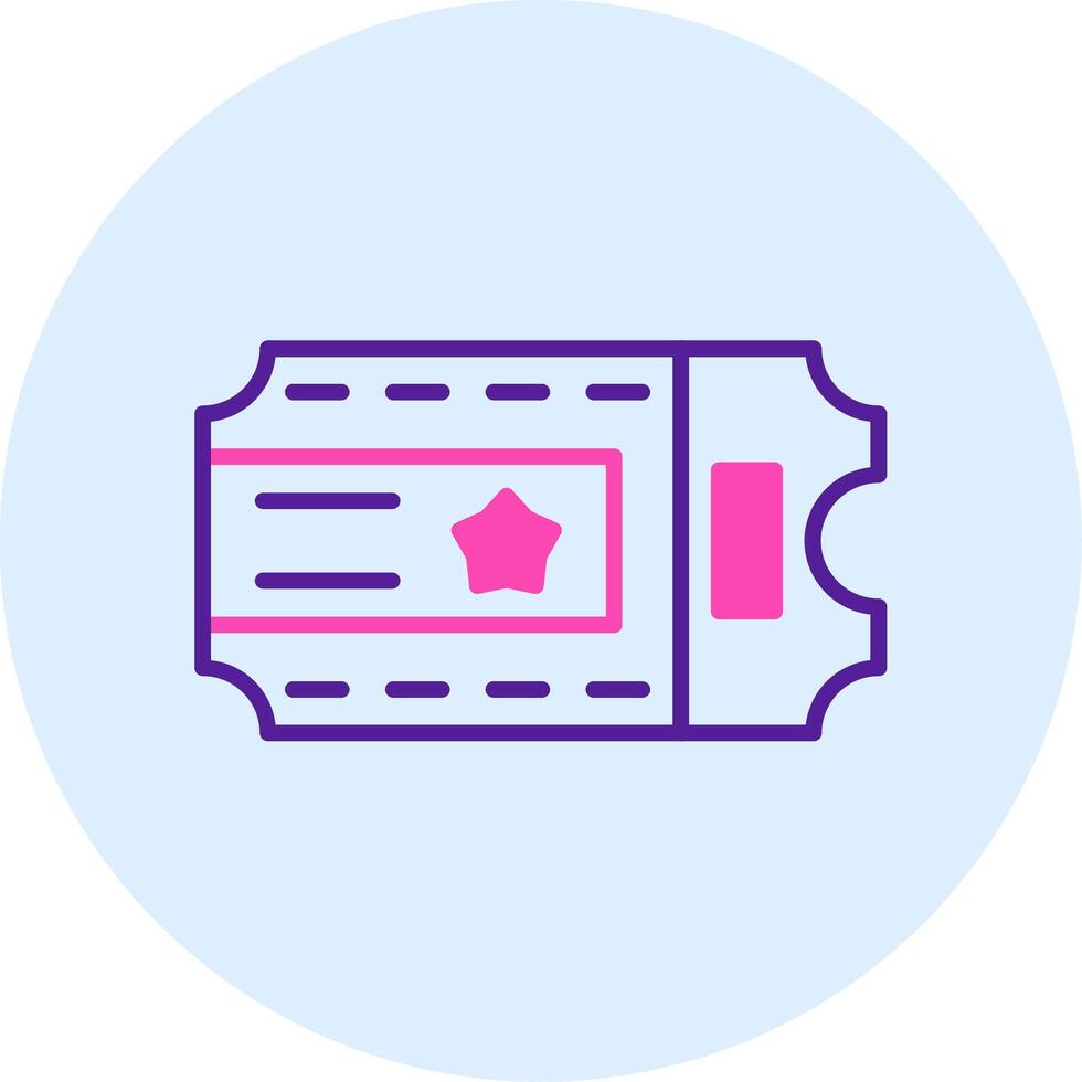 Ticket Vector Icon