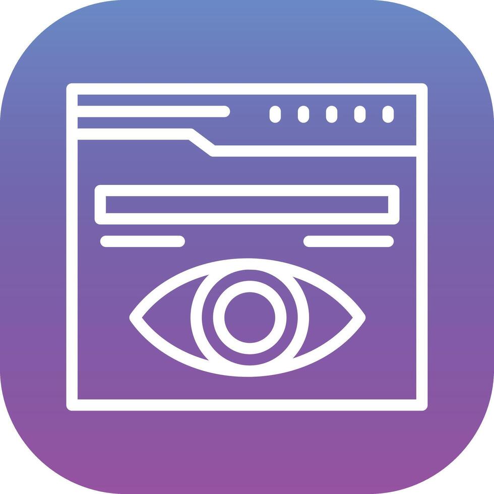 Page Visitors Vector Icon