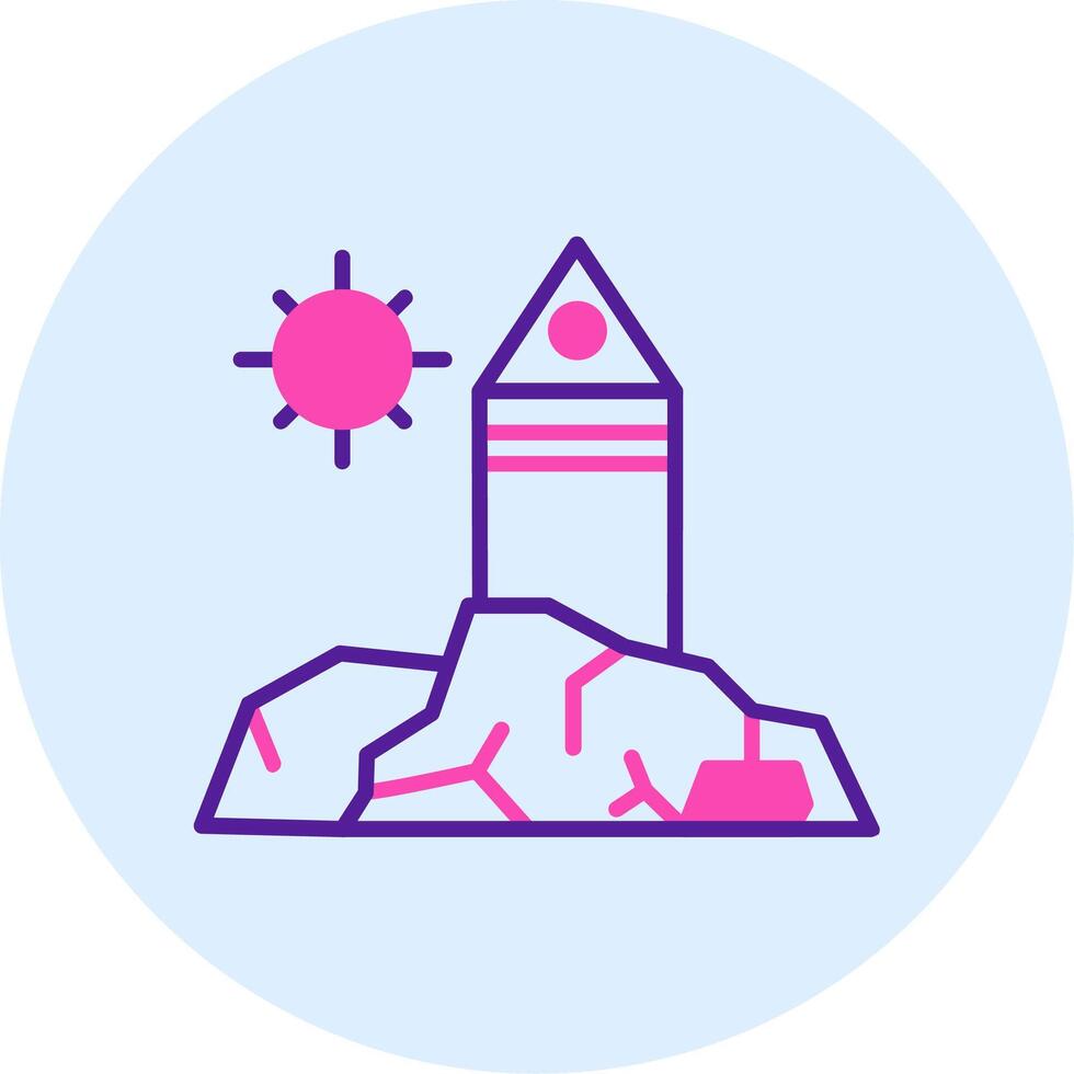 Mount Arafat Vector Icon