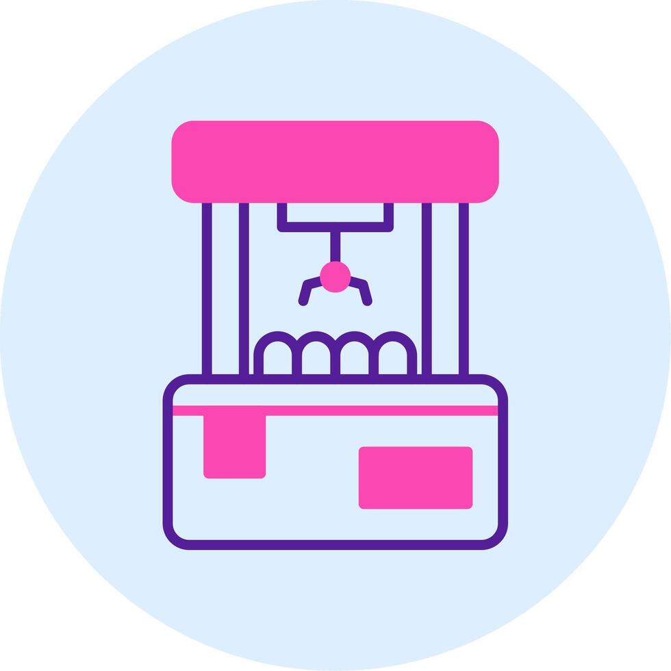 Claw Machine Vector Icon