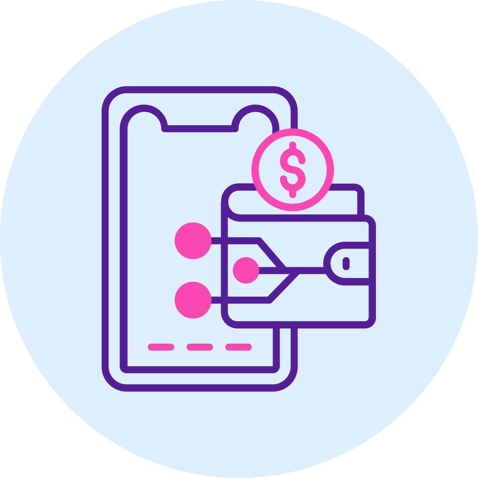Digital Wallet Vector Icon