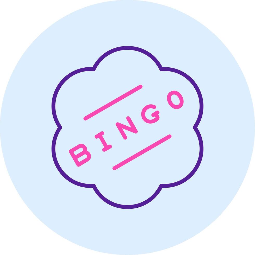 icono de vector de bingo