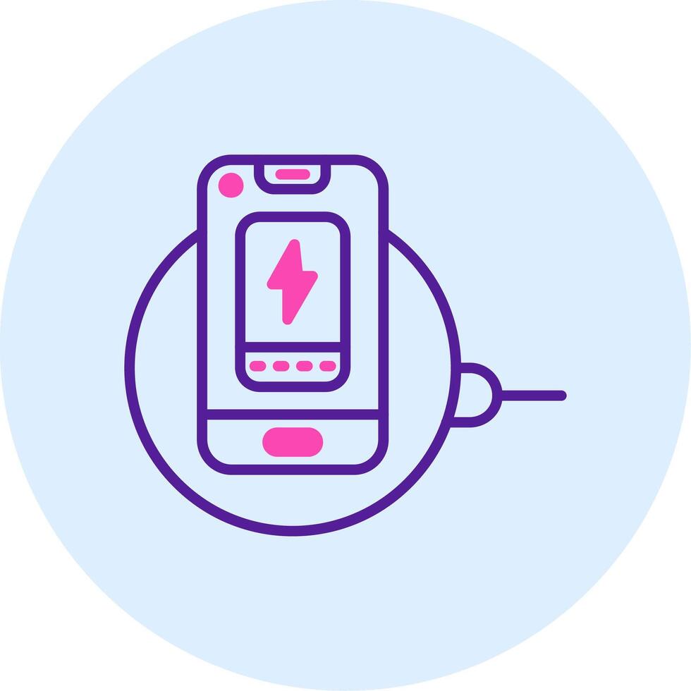 Wireless Charger Vector Icon