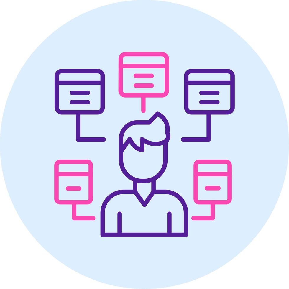 Multitasking Vector Icon