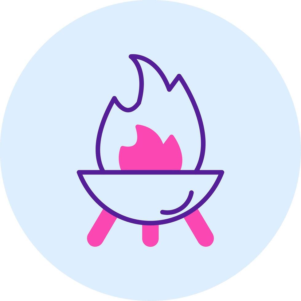 Firepit Vector Icon