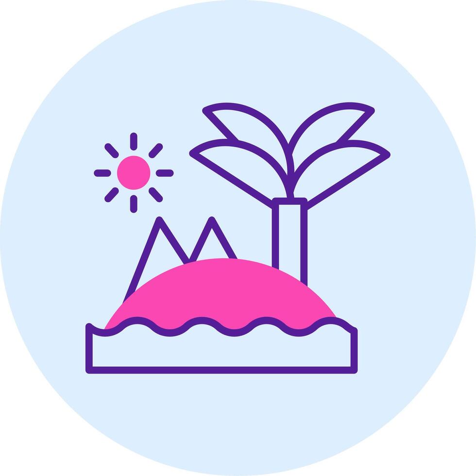 Island Vector Icon