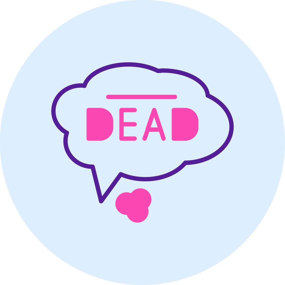 Dead Vector Icon