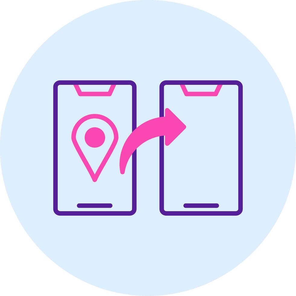 Share Location Vector Icon