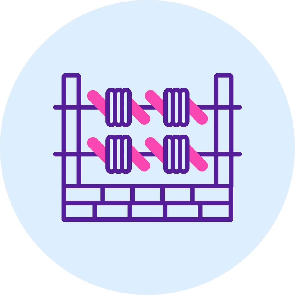 Barbed Wire Vector Icon