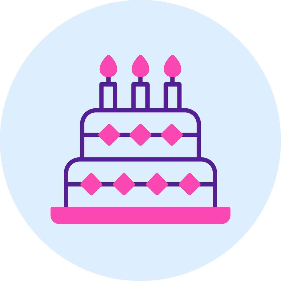 Birthday Cake Vector Icon