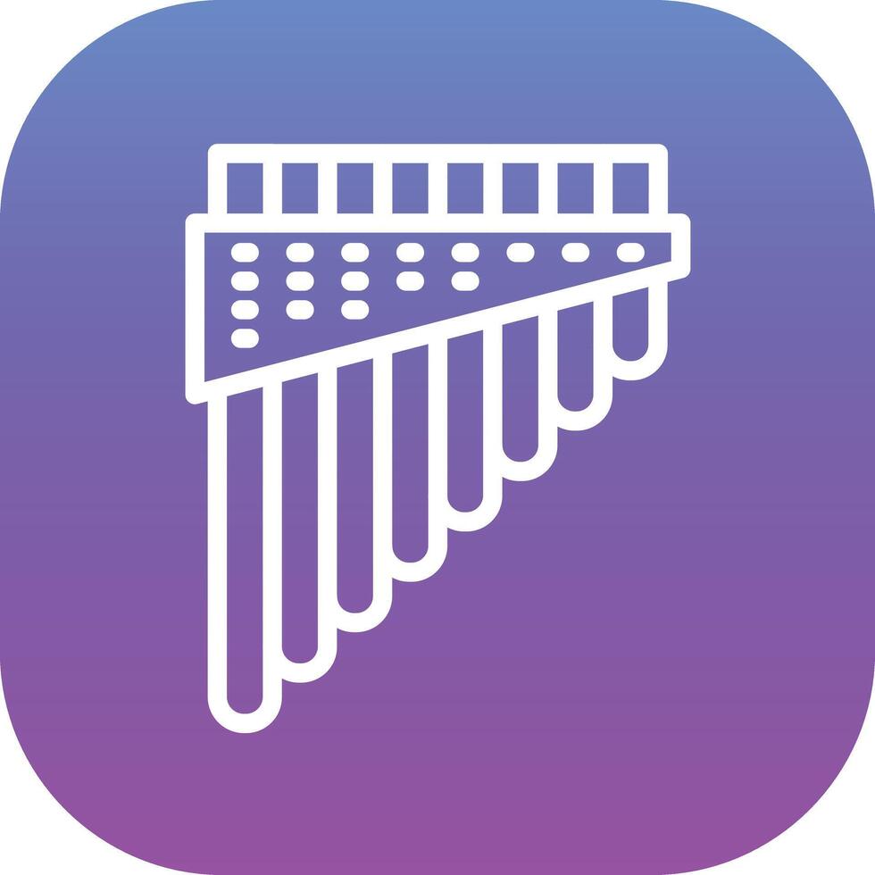 Pan Flute Vector Icon