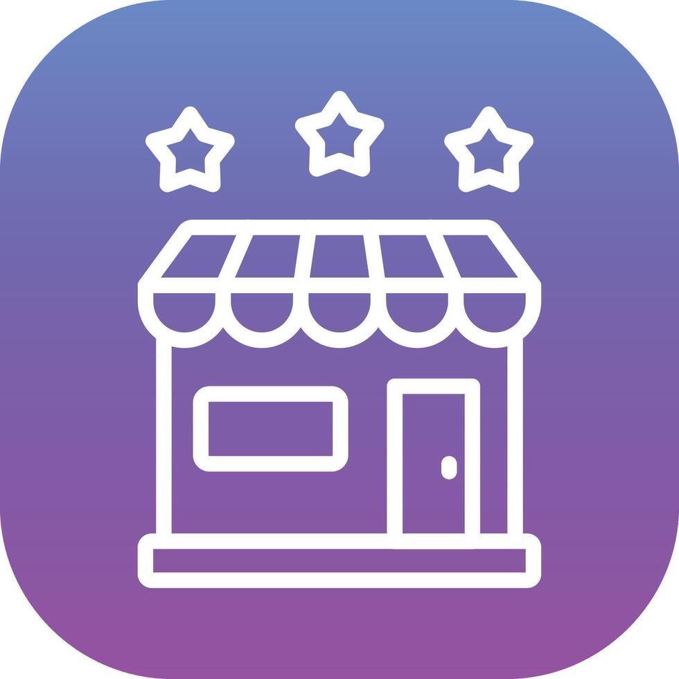 Store Rating Vector Icon