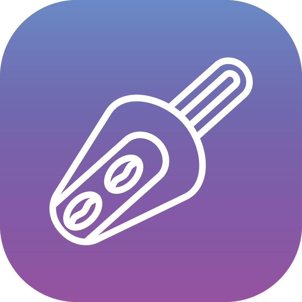 Coffee Scoop Vector Icon