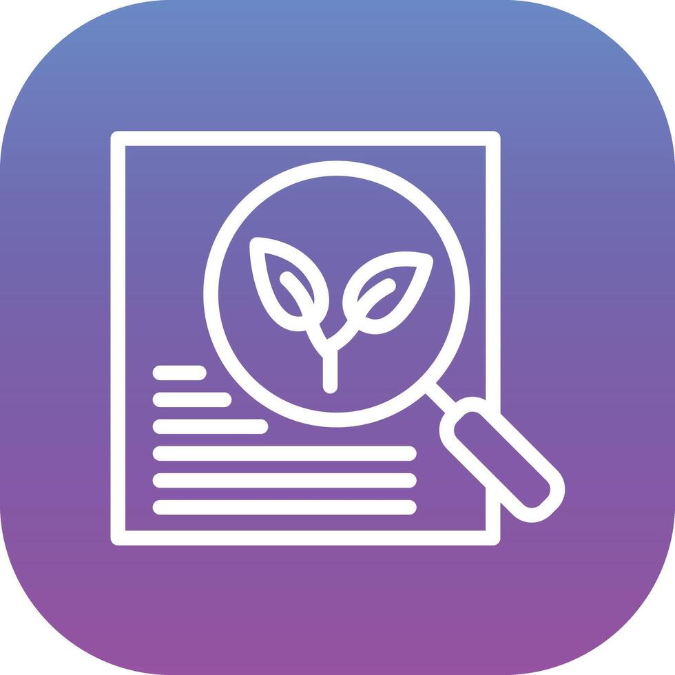 Eco Research Vector Icon