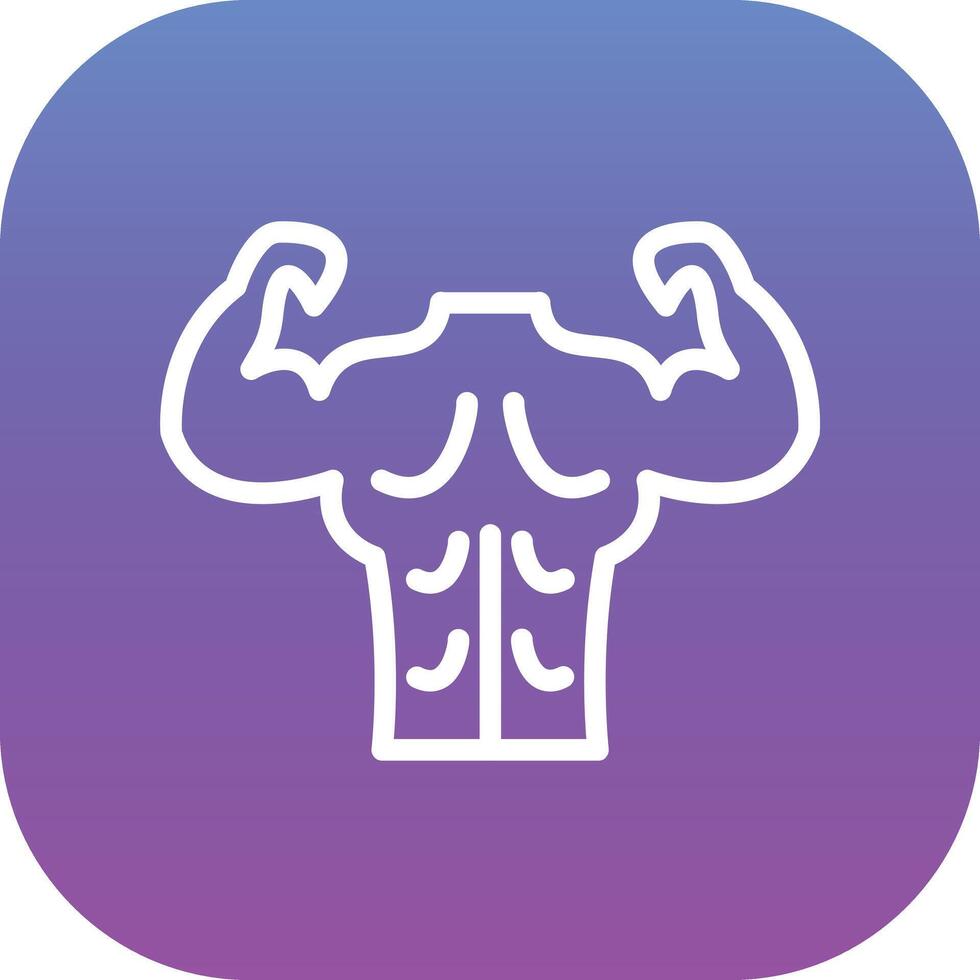 Back Muscle Vector Icon