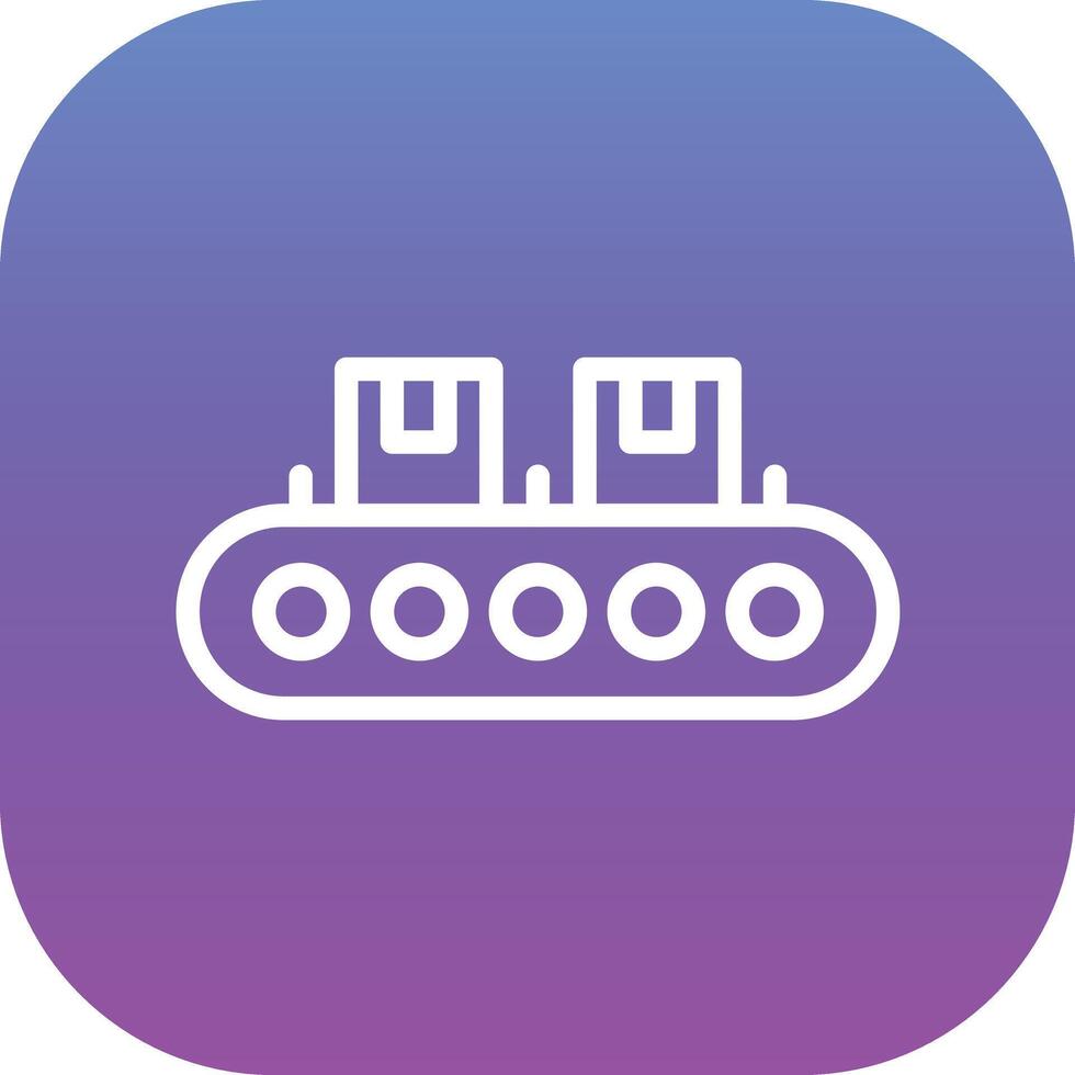 Conveyor Belt Vector Icon