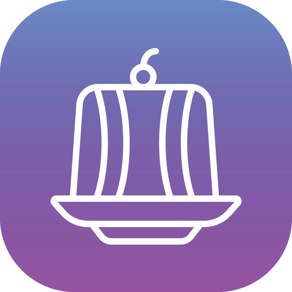 Pudding Vector Icon