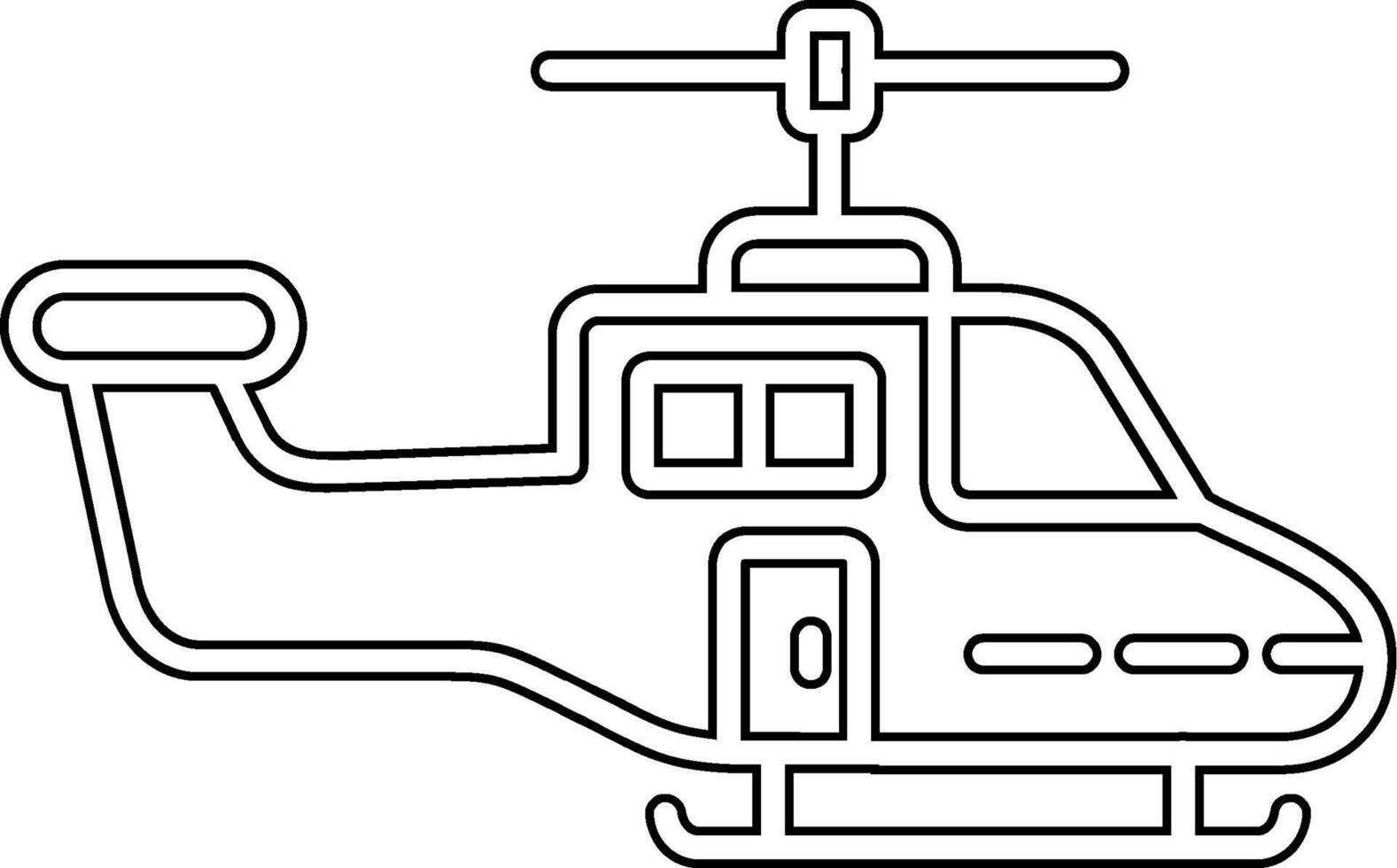 Heliciopter Vector Icon